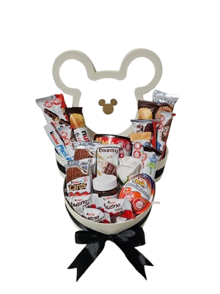 מארז מיקי מאוס שמנת - M